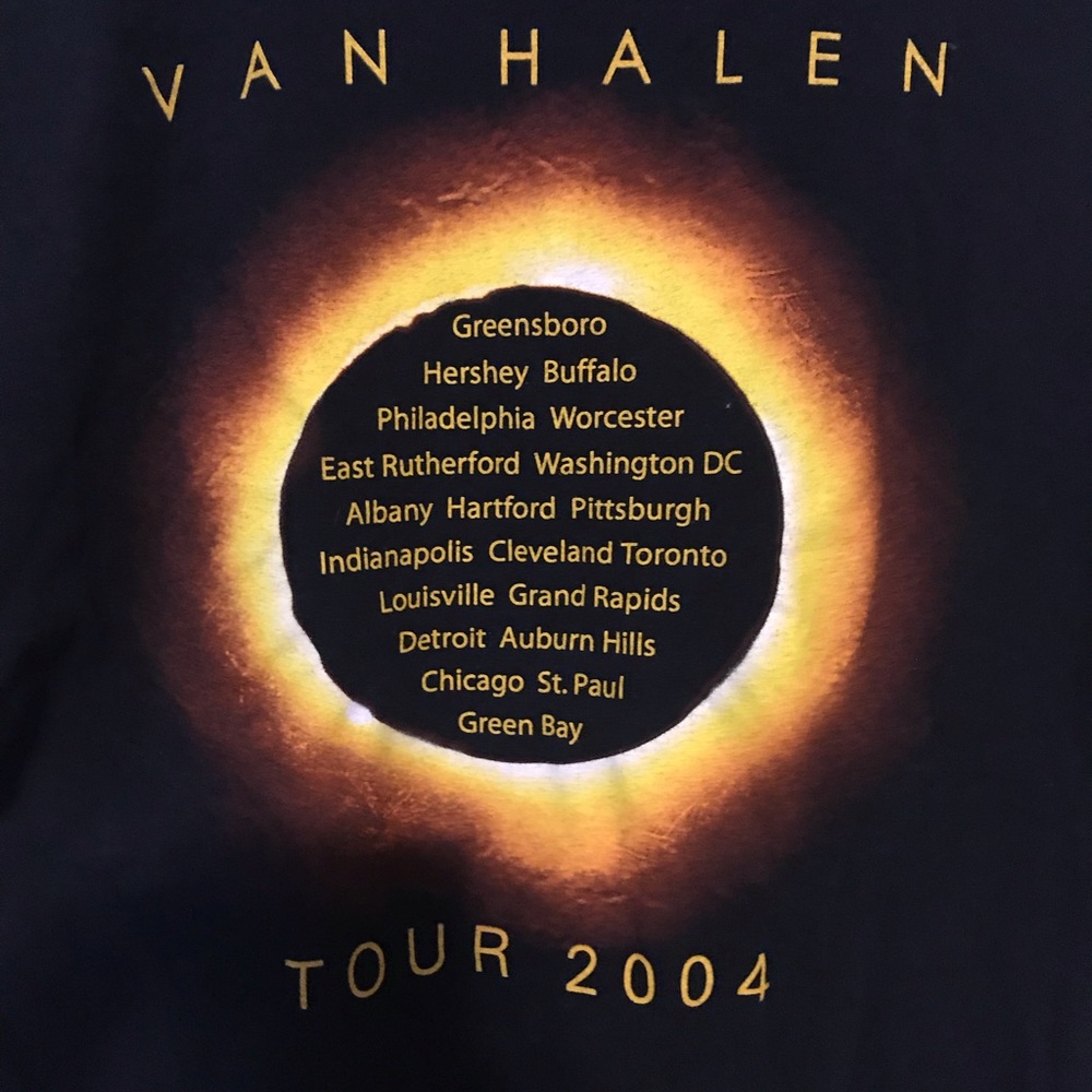 2004 Van Halen Tour Tee
